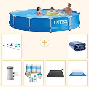 Piscina autoportante rettangolare - 366x76 cm - 7 pezzi - Modello S20477