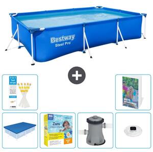 Bestway Steel Pro, piscina rettangolare - 300x201x66 cm - 5 pezzi, modello S4