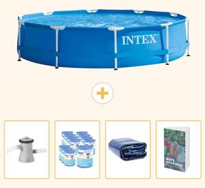 Piscina autoportante rettangolare - 305x76 cm - 5 pezzi - SCB118