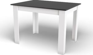 Tavolo - Leobert - Np - Nero + Bianco - 120 X 80 X 75 Cm