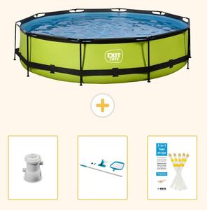 Piscina gonfiabile rettangolare - 360x76 cm - 4 pezzi - Modello SCB94