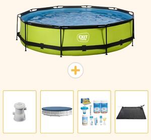 Piscina gonfiabile rettangolare - 360x76 cm - 5 pezzi - Modello SCB18