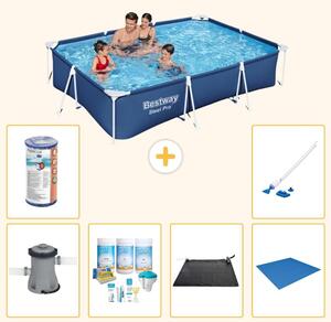 Bestway Steel Pro, piscina rettangolare - 300x201x66 cm - 7 pezzi - Modello S22086