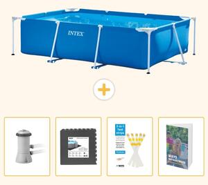 Piscina fuori terra rettangolare - 300x200x75 cm - 5 pezzi - Modello SCB131