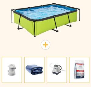 Piscina fuori terra rettangolare - 300x200x65 cm - 5 pezzi - Modello SCB54