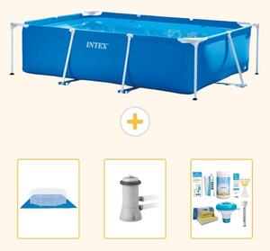 Piscina fuori terra rettangolare - 300x200x75 cm - composta da 4 elementi - modello S21256