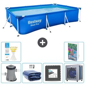 Bestway Steel Pro, piscina rettangolare - 300x201x66 cm - 5 pezzi, modello S190