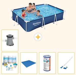 Bestway Steel Pro, piscina rettangolare - 300x201x66 cm - 6 pezzi - Modello S22081