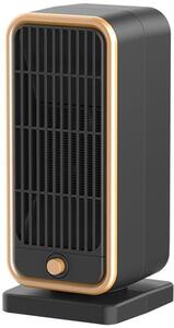 Stufa elettrica da 500 W per ambienti abitativi - Vetroceramica PTC per un riscaldamento rapido - Adatta per uffici, camere da letto e abitazioni