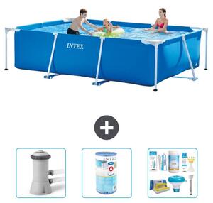 Piscina fuori terra rettangolare - 300x200x75 cm - composta da 4 parti - modello S22352