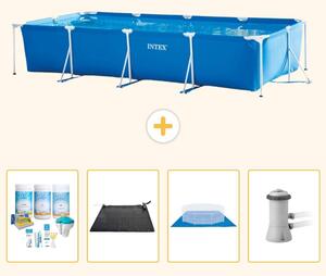 Piscina fuori terra rettangolare - 450x220x84 cm - 5 pezzi - Modello S20846