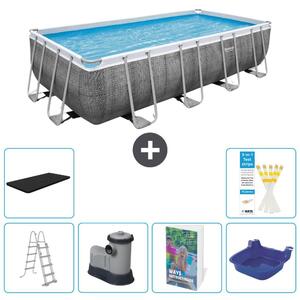 Bestway Power Steel, piscina rettangolare - 549x274x122 cm - 5 pezzi, modello S662