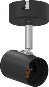 VidaXL Faretti da soffitto con riflettori Nero 6,5 x 6 x 11,5 cm Metallo
