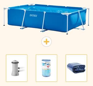 Piscina fuori terra rettangolare - 300x200x75 cm - composta da 4 parti - modello S21254