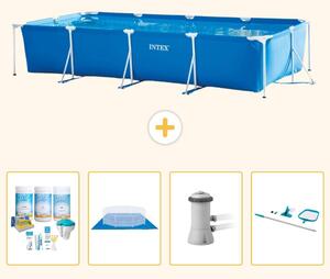 Piscina fuori terra rettangolare - 450x220x84 cm - 5 pezzi - Modello S20847