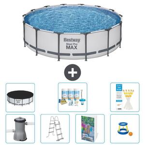 Bestway Steel Pro MAX, piscina in acciaio, forma rotonda - 427x122 cm - 6 pezzi, modello S548