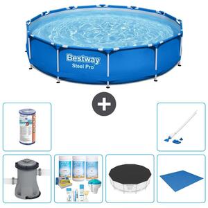Bestway Steel Pro, piscina in acciaio, rotonda - 366x76 cm - 7 pezzi, modello S21596