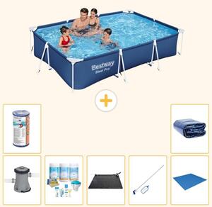 Bestway Steel Pro, piscina rettangolare - 300x201x66 cm - 8 pezzi - Modello S21568