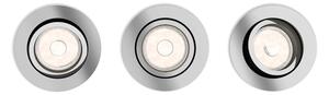 Philips 50393/11/PN - KIT 3x Lampada da incasso MYLIVING DONEGAL 1xGU10/5,5W/230V