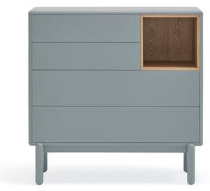 Cassettiera bassa blu-grigio 90x90 cm Corvo - Teulat