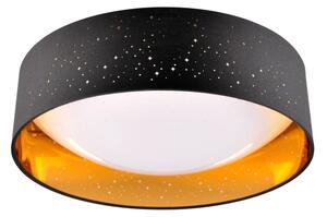 Plafoniera LED TULUZA LED/24W/230V diametro 40 cm nero