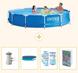 Piscina autoportante rettangolare - 366x76 cm - 5 pezzi - SCB111