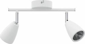 VidaXL Faretto da soffitto con faretti bianco 25,5 x 8 x 16 cm metallo