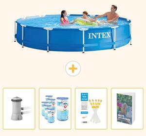 Piscina fuori terra a struttura - 366x76 cm - 5 pezzi - SCB107