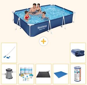 Bestway Steel Pro, piscina rettangolare - 300x201x66 cm - 8 pezzi - Modello S21569