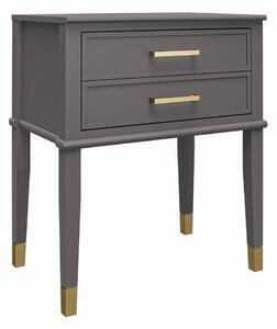 Comodino grigio scuro Westerleigh – CosmoLiving by Cosmopolitan