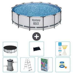 Piscina gonfiabile Bestway Steel Pro MAX, rotonda, 427x122 cm, composta da 6 parti, modello S559
