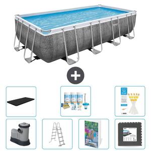 Bestway Power Steel, piscina rettangolare - 549x274x122 cm - 6 pezzi, modello S581