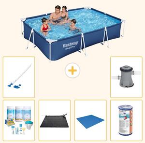 Bestway Steel Pro, piscina rettangolare - 300x201x66 cm - 7 pezzi - Modello S22078