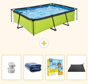 Piscina fuori terra rettangolare - 300x200x65 cm - 5 pezzi - Modello SCB11