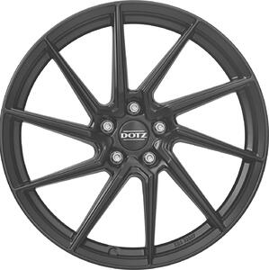 4 cerchi Dotz Spa neri 7,5Jx17 5x100 per Skoda Fabia, Kamiq, Octavia, Praktik, Rapid, Roomster e Scala