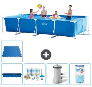 Piscina fuori terra rettangolare - 450x220x84 cm - composta da 6 elementi - modello S30246
