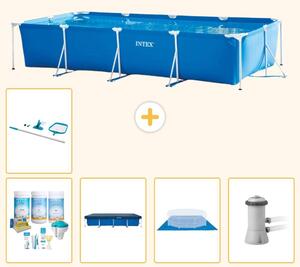 Piscina fuori terra rettangolare - 450x220x84 cm - composta da 6 elementi - modello S21132