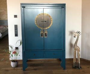 OPIUM OUTLET Mobile cassettiera cinese asiatico orientale, completamente assemblato