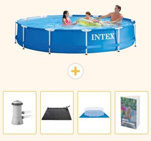 Piscina fuori terra a struttura - 366x76 cm - 5 pezzi - Modello SCB110
