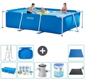Piscina fuori terra rettangolare - 300x200x75 cm - composta da 9 elementi - modello S40218