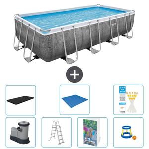 Bestway Power Steel, piscina rettangolare - 549x274x122 cm - 6 pezzi, modello S568