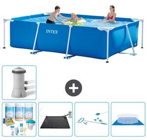 Piscina fuori terra rettangolare - 300x200x75 cm - 6 pezzi - Modello S20834