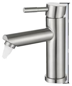 Rubinetto per lavabo, montato a soffitto, acciaio inossidabile resistente, DMZ, acciaio inossidabile-c