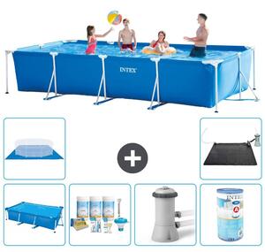 Piscina fuori terra rettangolare - 450x220x84 cm - 7 pezzi - Modello S30315