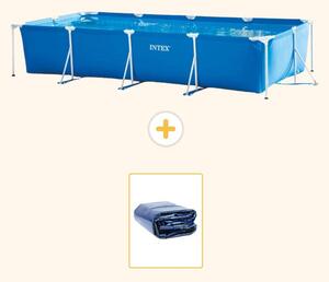 Piscina fuori terra rettangolare - 450x220x84 cm - in 2 parti - modello S21257