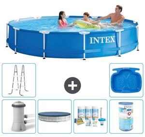Piscina autoportante rettangolare - 366x76 cm - 7 pezzi - Modello S31727
