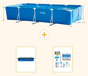Piscina fuori terra rettangolare - 450x220x84 cm - in 3 parti - modello S22358