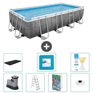 Bestway Power Steel, piscina rettangolare - 549x274x122 cm - 6 pezzi, modello S674