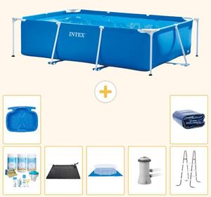 Piscina fuori terra rettangolare - 300x200x75 cm - 8 pezzi - Modello S20058