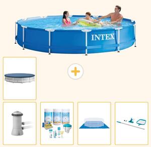 Piscina autoportante rettangolare - 366x76 cm - 6 pezzi - Modello S20471